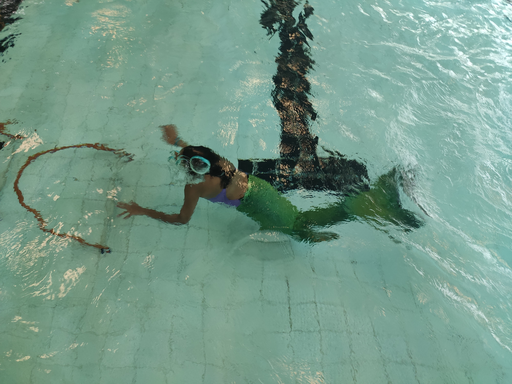 Meerjungfrauen-Schwimmen