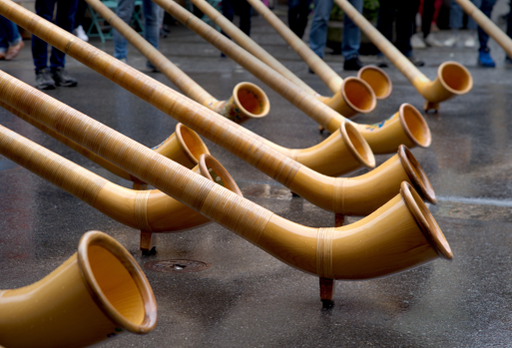 Alphorn spielen