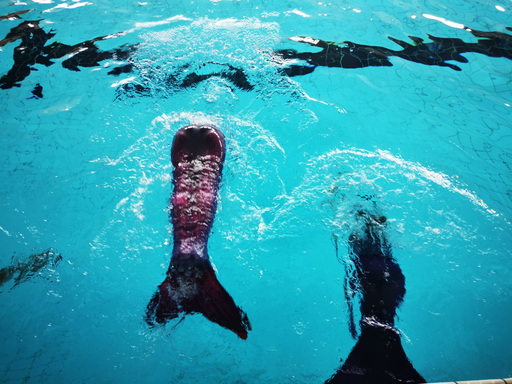 Meerjungfrauenschwimmen